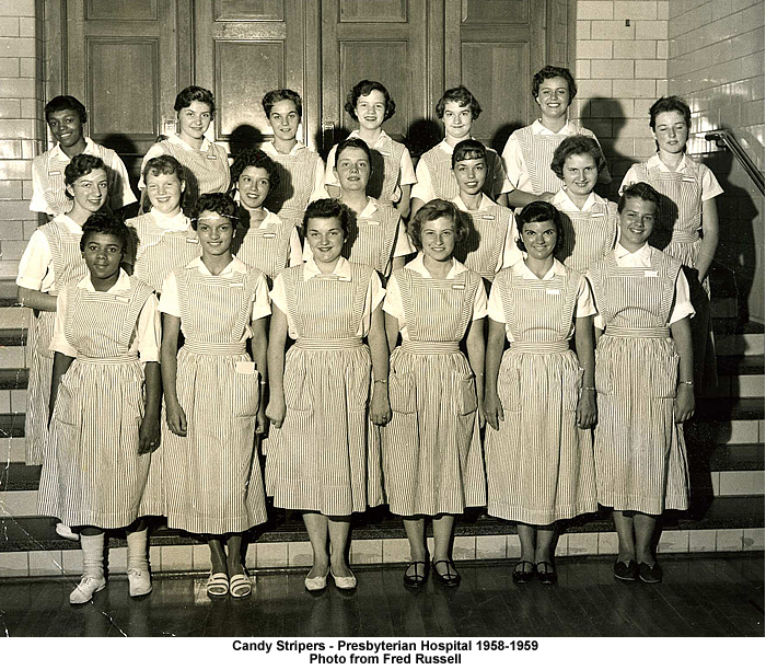 Candy Stripers - Presbyterian Hospital 1958
