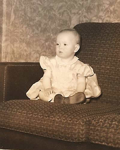 Godfrey, Joyce
Joyce at 1 year old - 1943
Photo from Joyce Myers
