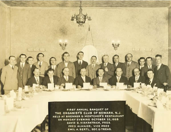 Organist's Club 1928
Photo from Scott Seligman
