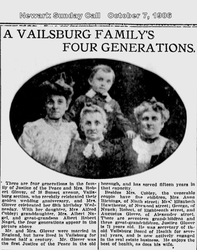 A Vailsburg Family's Four Generations
October 7, 1906
