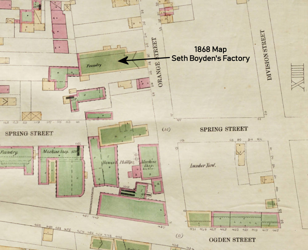 30 Orange Street
1868 Map

