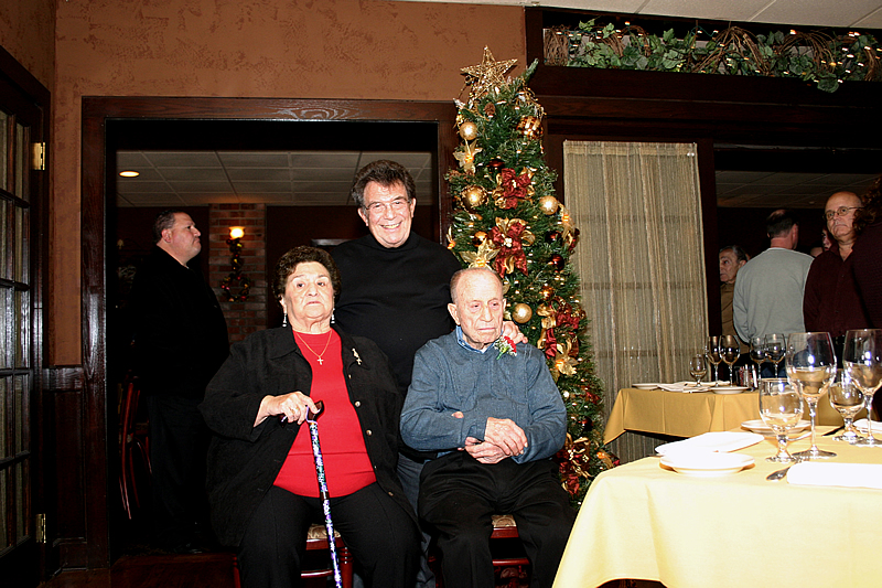 Joseph Tomaselli
74 year old Michael Tomaselli, sister Millie and 97 year old Joseph "Tom" Tomaselli at a family birthday party for Joseph "Uncle Tom" Tomaselli.  The three were part of a family of 14 that were raised in Newark
2009
Photo from Fred Russell
