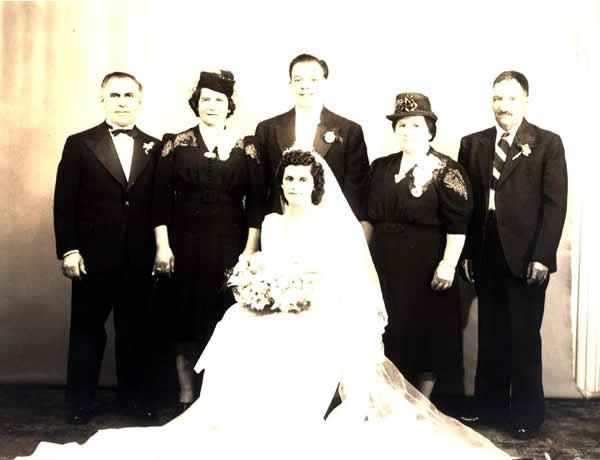 Eleanor and Vincent Tomaselli
Sept 07 1941 Wedding Newark, NJ 
