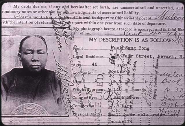Fook Sang Tong
First Chinese Doctor in Newark
