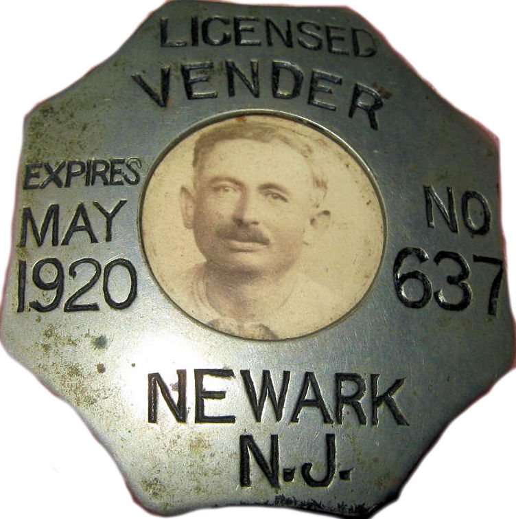 Vender's License 1920
