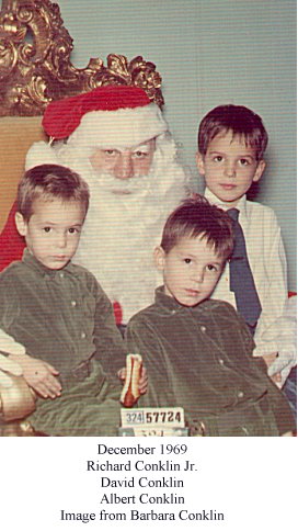 Albert Conklin
with Santa 1969
