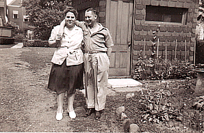 Backyard of 108 Brill Street
Viola (Geisheimer) Thomas and Chester Thomas
