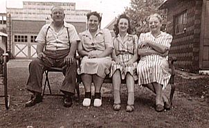 Driveway of 108 Brill Street
Hugo Carl Ernst Geisheimer, Viola (Geisheimer) Thomas, Ethel (Frielinghaus) Geisheimer, Christiane (Anna) Graessle Geisheimer
