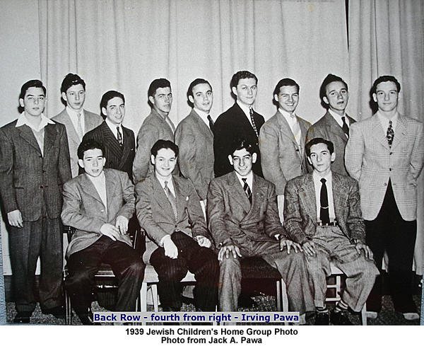 1939 Jewish Children's Home Group Photo
