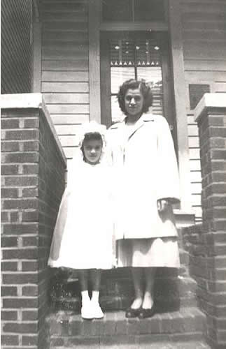 Joanne with Mom
First Communion
