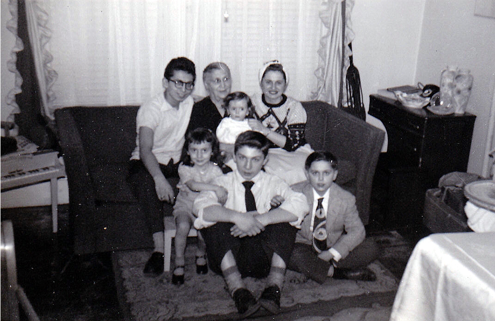 Rachele La Scala and grandchildren on Garside Street
Photo from Billi Bromer
