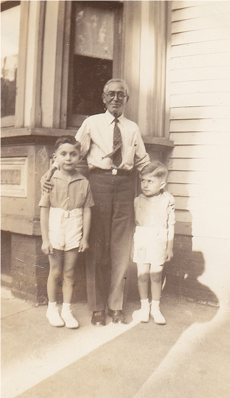 Salvatore La Scala and grandson on Garside Street
Photo from Billi Bromer
