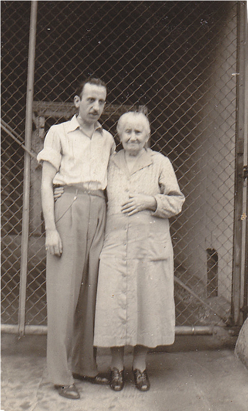 Nancy Luciano and son Bill on Stone Street
Photo from Billi Bromer
