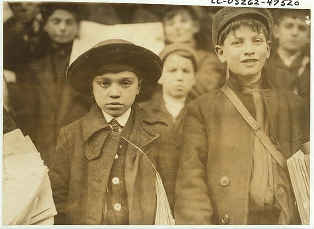 Smallest boy is Max Schwartz (8 yrs. Old) and Jacob Schwartz, 163 Howard St., Newark, N.J.
