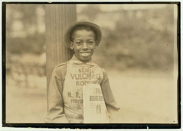 Roland, eleven year old newsboy, Newark, N.J.
