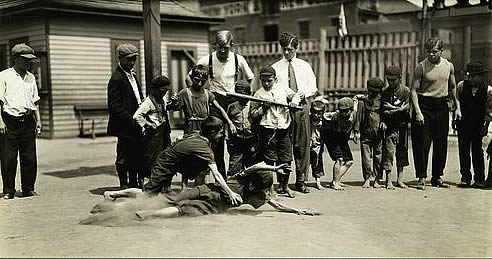 Sandlot Baseball
Hine, Lewis Wickes , 1874-1940 -- Photographer 

