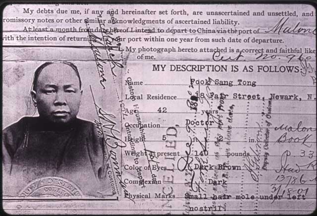 Fook Sang Tong
First Chinese Doctor in Newark
