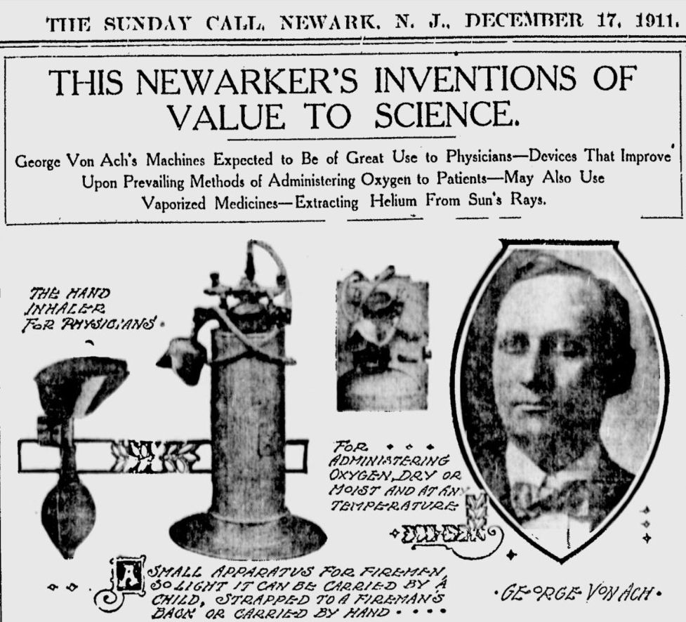 This Newarker's Inventions of Value to Science
December 17, 1911
