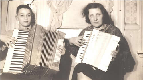 Wilbur Russell
with Music Teacher

